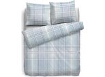 Hnl Biber Biancheria Da Letto Sax A Quadri Colorati 155X220 Cm + 80X80 Cm