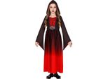 Costume Da Bambina Gothic Girl 5-7 Anni, Taglia 128, Abito - 5 - 7 Anni