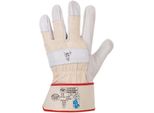Feldtmann Handschuh Stierkopf Gr.11 Rindvolleder,Natur,Dp.Nah