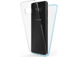 Nalia 360 Gradi Custodia Del Telefono Cellulare Per Samsung Galaxy S8 Plus, Full Cover Case Bumper Blu