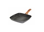 Stoneline® Back To Nature Padella Per Grigliare 28 Cm | Senza Coperchio - Aspetto Legno