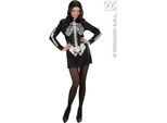 Costume Da Scheletro Sexy Da Donna Per Halloween In Bianco E Nero