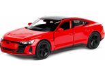 Audi Rs E-Tron Gt Modello Di Auto 12Cm In Metallo Welly Modello Di Auto Giocattolo Auto Bambini Regalo 82 (Rosso)