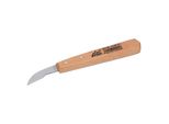 Coltello Da Intaglio Stubai 45 Mm | Coltello Da Intaglio Con Manico In Legno, Lungo, Bordo Smussato, Lavorazione Del Legno, Utensile Da Intaglio