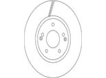 2X Trw Disco Freno DF6804 Per Ssangyong Korando Suv (Ck) Actyon Sports I (Qj)