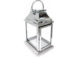 Casa Padrino Lanterna Argento 30 X 22 X H. 44 Cm - Hotel & Restaurant Deco Accessori