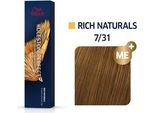 Wella Professionals Koleston Perfect Me+ Rich Naturals Colore Permanente Professionale Per Capelli 7/31 60 Ml