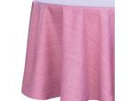 Tovaglia Da Giardino Per Esterni Rosa Rotonda 145 Cm Lavabile