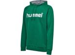 Hummel Go Cotone Logo Felpa Con Cappuccio, S, Uomo