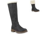 Mytrendshoe Stivali Invernali Da Donna Stivali Caldi Foderati Stivali Invernali Pelliccia Sintetica 820371, Colore: Grigio, Taglia: 36