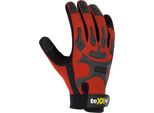 Texxor Topline Guanto In Pelle Sintetica Buckley Rosso/Nero-10
