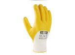 12 Paia Di Guanti Da Lavoro Texxor 2358 Nitrile Giallo Taglia 11