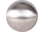 Palla Decorativa In Acciaio Inox Spazzolato Opaco - 30 Cm - Palla Decorativa Da Giardino Palla Galleggiante Palla Da Stagno Argento Per Interni Ed Esterni