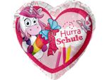 Palloncino In Foil Cuore Unicorno Evviva La Scuola 45Cm