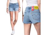 Levi's Donna, Pantaloncini 501 Short, Vestibilità Regolare, W25, Blu, Pantaloncini, Pantaloni,