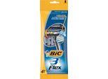 Bic 889692 Rasoio Monouso Bic 3 Flex, Per Uomo, Confezione Da 4 Pz