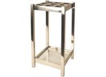 Casa Padrino Portaombrelli In Acciaio Inox Argento 30 X 30 X H. 70 Cm - Accessori
