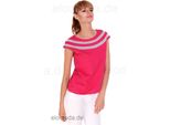 Maglietta Da Donna Longshirt Tunica Estiva; Rosa