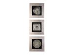 Gilde Bild, Quadratisch, "Versity"", Mdf, Schwarz, Silberfarben, Ve 3, 3 StüCk Wie Abgebildet,, B. 45 Cm, H. 45 Cm 51603"