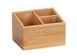 Wenko Organizzatore In Bambù Terra Box Scomparti Per Il Bagno Cucina Ospiti Wc