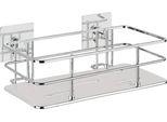 Wenko Mensola A Muro In Acciaio Inox Quadro Bagno Doccia Cucina Wc Senza Foratura Mensola Quadro