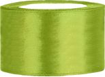 Nastro Di Raso Verde Mela L:38Mm, L:25M