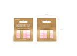 Washi Tape 10-15Mm X 10M Stelle A Strisce Glitterate Rosa Oro Set Da 4
