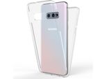 Nalia 360 Gradi Custodia Del Telefono Cellulare Per Samsung Galaxy S10E, Full Cover Case Trasparente