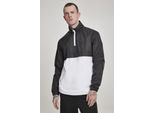 Urban Classics TB2748 | Stand Up Collar Pull Over Jacket Da S A Xxl - Colore: Blk/Wht - Taglia: S