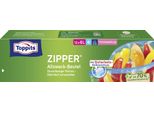Toppits 4008871211057 Borsa Multiuso Con Cerniera, 12 X 6 Litri, Trasparente