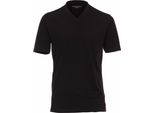 Casamoda Maglietta Uomo Manica Corta Scollo A V Regular Fit Nero 3XL