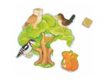 Goki Gioco Di Puzzle Con Dadi Chi Vive Dove?