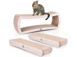Jumbo Set 1 Pezzo Galaxy + 2 Pezzi Wave Xxl | 3 Tiragraffi Per Gatti | Gatto Canadese | Naturale