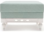 Casa Padrino Sgabello In Stile Art Nouveau Verde Menta / Bianco 62 X 62 X H. 47 Cm - Qualità