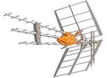 Antenna Tv Uhf Ellipse C21-C48 38Db DVB-T Con Alimentatore Lte700 Personalizzato 148921