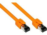 Alcasa 8080-030O Netzwerkkabel 3 M Cat8.1 S/Ftp (S-STP) Orange (8080-030O)