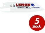 Lenox Lama Per Sega Circolare BI-METALL 5 Pezzi, 100 X 20 X 0,9 Mm, 18 Z