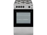 Beko CSS42014FS Küchenherd Freistehender Kocher Schwarz, Silber Gaskochfeld B