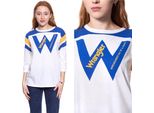 Wrangler Damen, Maglietta B&Y Ls Loose Tee, M, Gelb, Sport, Tshirt, Camicia