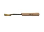 Scalpello Stubai Serie 52 - Forma 26 | Scalpello A Gomito 5 Mm, Con Manico In Legno, Per Preforo, Per Lavori Di Battuta, Sgrossatura, Rosette, Per Lavorare Il Legno