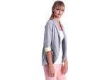 Giacca Blazer Corta Da Donna; Grigio Screziato S/M