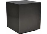 Casa Padrino Tavolino Antracite 48 X 48 X H. 55 Cm - Mobili Soggiorno - Collezione Lusso