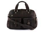 Greenland Nature Pelle Cartella Borsa A Tracolla Westcoast Business Bag Brown Marrone