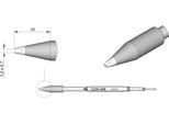 Punta Per Saldatura Jbc Serie C245 A Forma Di Scalpello, C245406/1,2 X 0,7 Mm, Diritta, High Thermal C245406