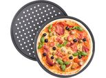Vassoio Per Pizza Relaxdays Rotondo Set Di 2