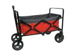 Outdoor Opvouwbare Bolderwagen Rood/Grijs/Zwart