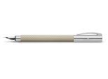 Stilografica Faber-Castell Ambition Opart - Sabbia Bianca - Pennino F - Custodia
