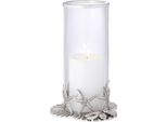 Casa Padrino Candeliere In Argento Antico Ø 20,5 X H. 31,5 Cm - Accessori Decorativi
