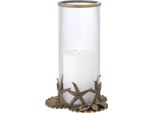 Casa Padrino Candeliere Color Ottone Vintage Ø 20,5 X H. 31,5 Cm - Accessori Decorativi
