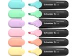 Schneider 115097 6 Schneider Job Pastell Textmarker Farbsortiert